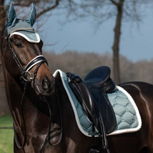 Load image into Gallery viewer, PS of Sweden Dressage Pad Ruffle - Steel Blue
