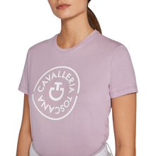 Load image into Gallery viewer, Cavalleria Toscana Double Orbit Cotton T-Shirt - Pink
