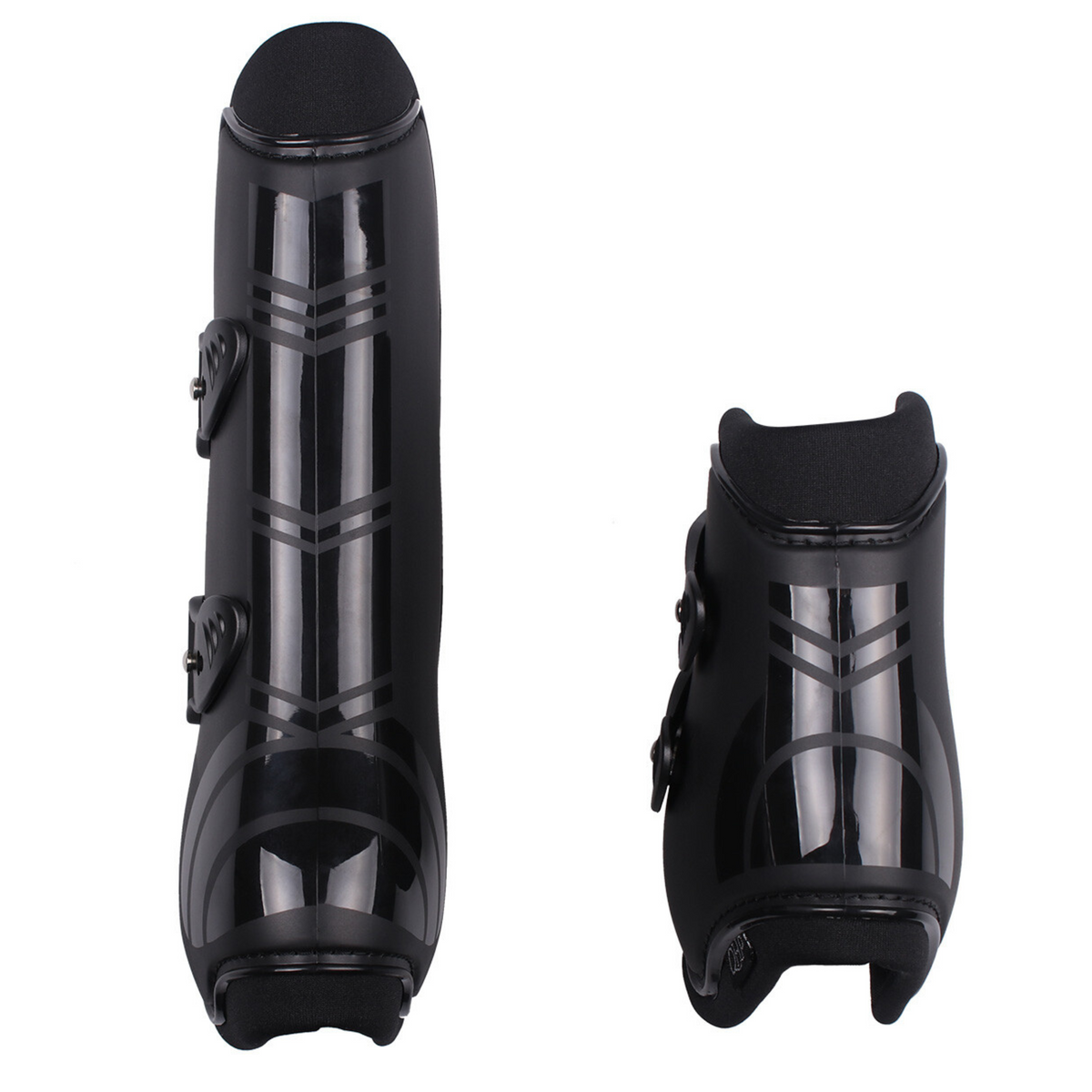 2 Pares De Tendón De Caballo Fetlock Boot De Salto Xl Negro | Cuotas