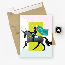 Load image into Gallery viewer, Hunt Seat Paper Co Greeting Card - Birthday Parade
