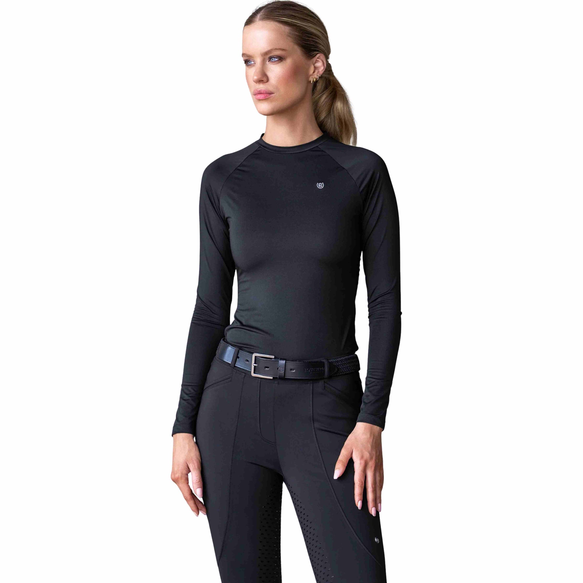 Equestrian Stockholm Premium Tights - Black