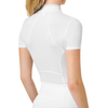 Equestrian Stockholm Revenew Short Sleeve Top - White