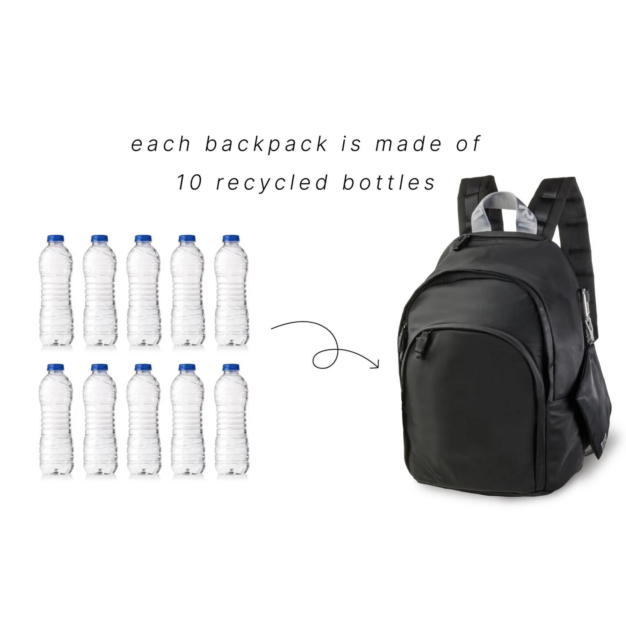 Veltri Delaire Backpack - Black/Rose Gold