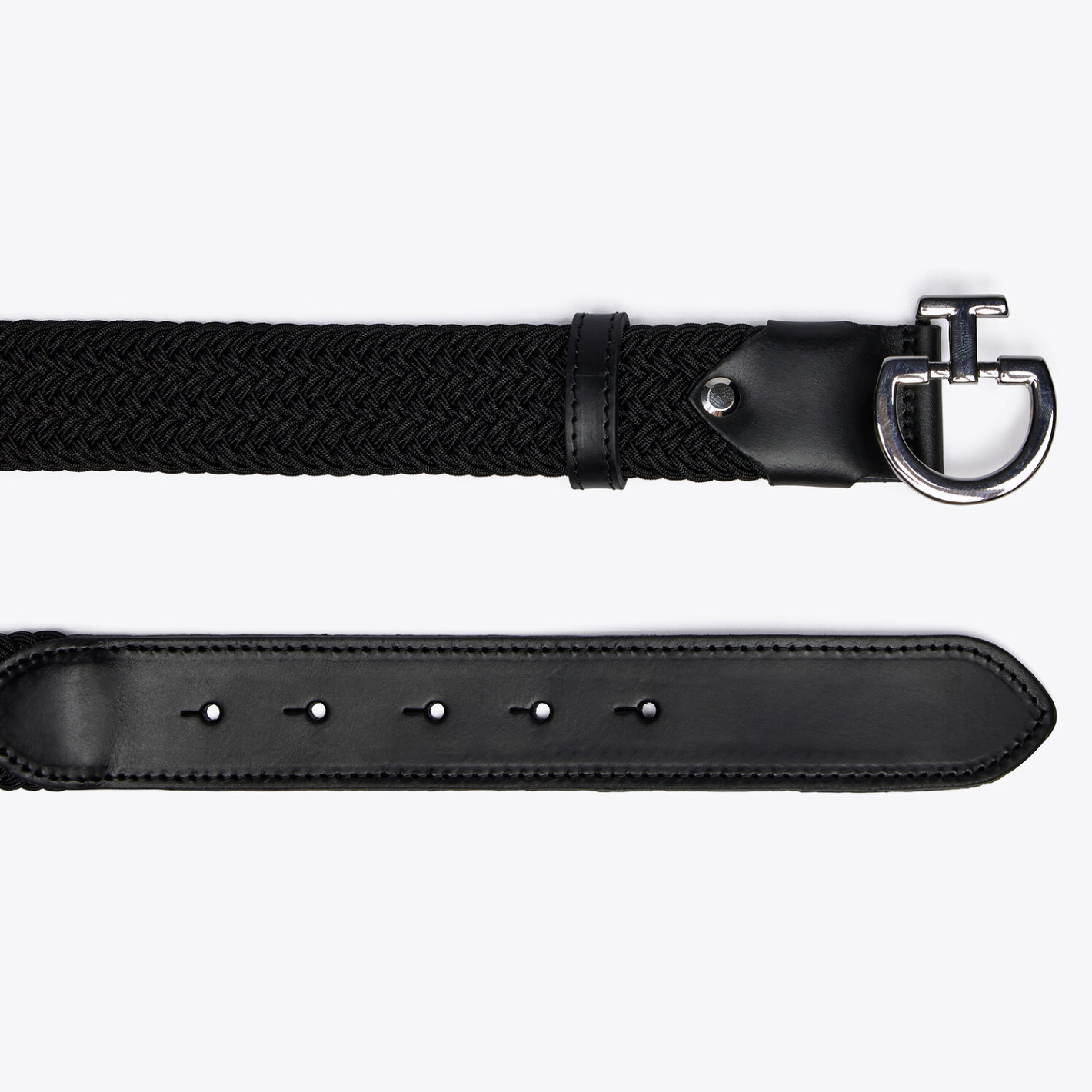 Cavalleria Toscana Ladies Elastic Belt - Black