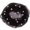 QHP Twinkle Hair Net - Black/Silver
