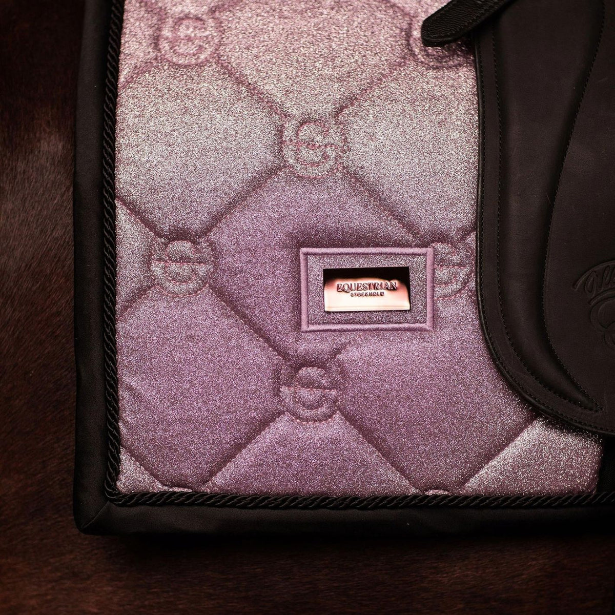 Equestrian Stockholm Dressage Pad - Pink Glimmer