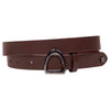 QHP Stirrup Buckle Belt - Brown