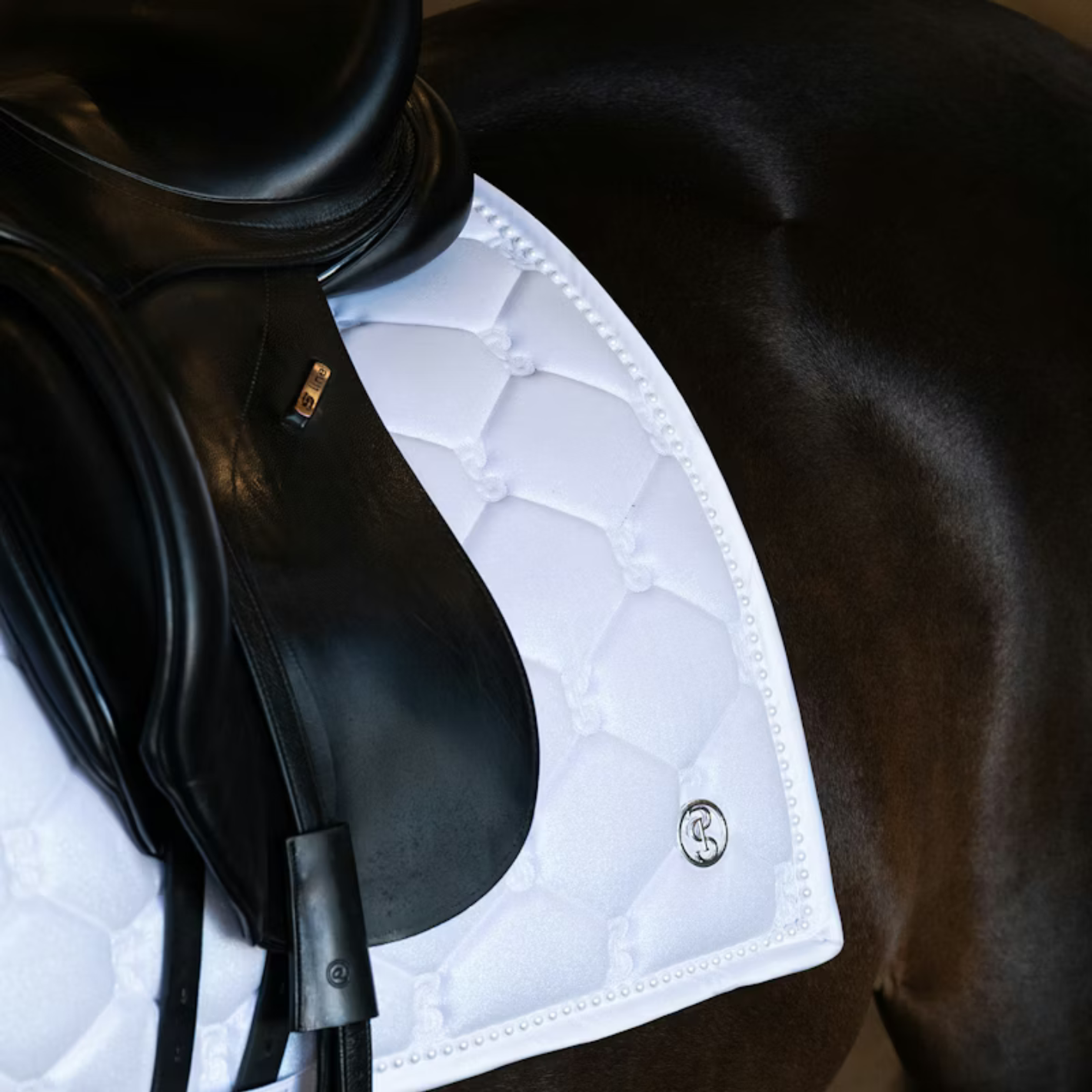 PS of Sweden Stardust Dressage Pad - Pearl