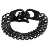 Sprenger Double Row Chain Bracelet - Anthracite