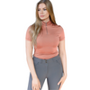 Equestrian Stockholm UV Protection Short Sleeve Top - Coral