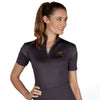 Derriere Short Sleeve Top - Graphite