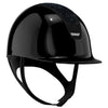 Samshield 2.0 Shadowglossy Helmet - Black Swarovski Summer Night Top, Crystal Fabric Blazon