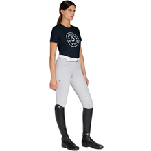 Load image into Gallery viewer, Cavalleria Toscana Double Orbit Cotton T-Shirt - Navy
