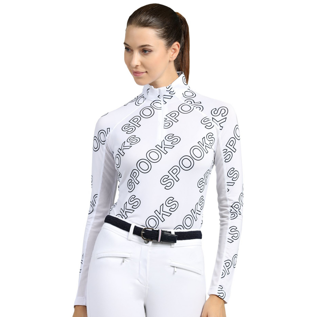 Spooks Niena Shirt - White/Black