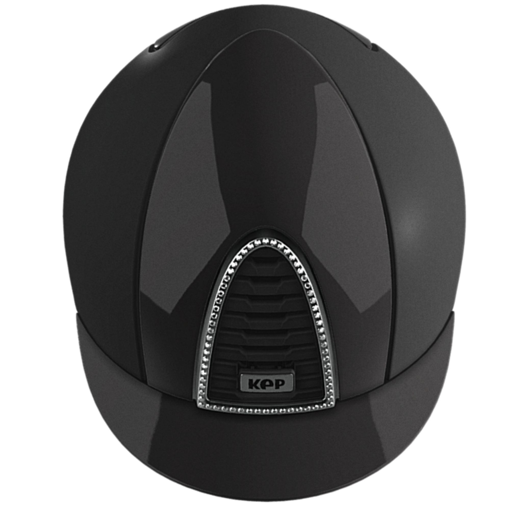 KEP Cromo 2.0 - Grey Glossy, Crystal Mirror Frame with Clear Swarovski