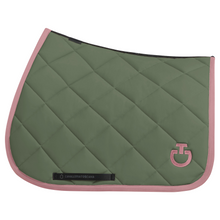 Load image into Gallery viewer, Cavalleria Toscana Jump Pad - Green/Pink
