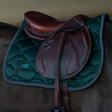 Load image into Gallery viewer, Equestrian Jump Saddle Pad - Dramatic Monday
