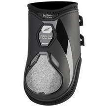 Load image into Gallery viewer, Zandona Carbon Chic Fetlock Boots - Black/Silver
