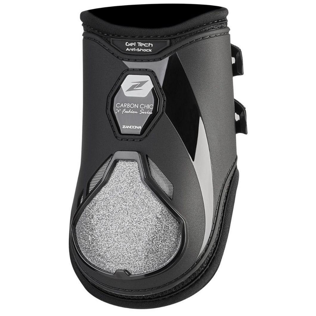 Zandona Carbon Chic Fetlock Boots - Black/Silver