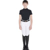 Equestro Kids Training Polo - Black