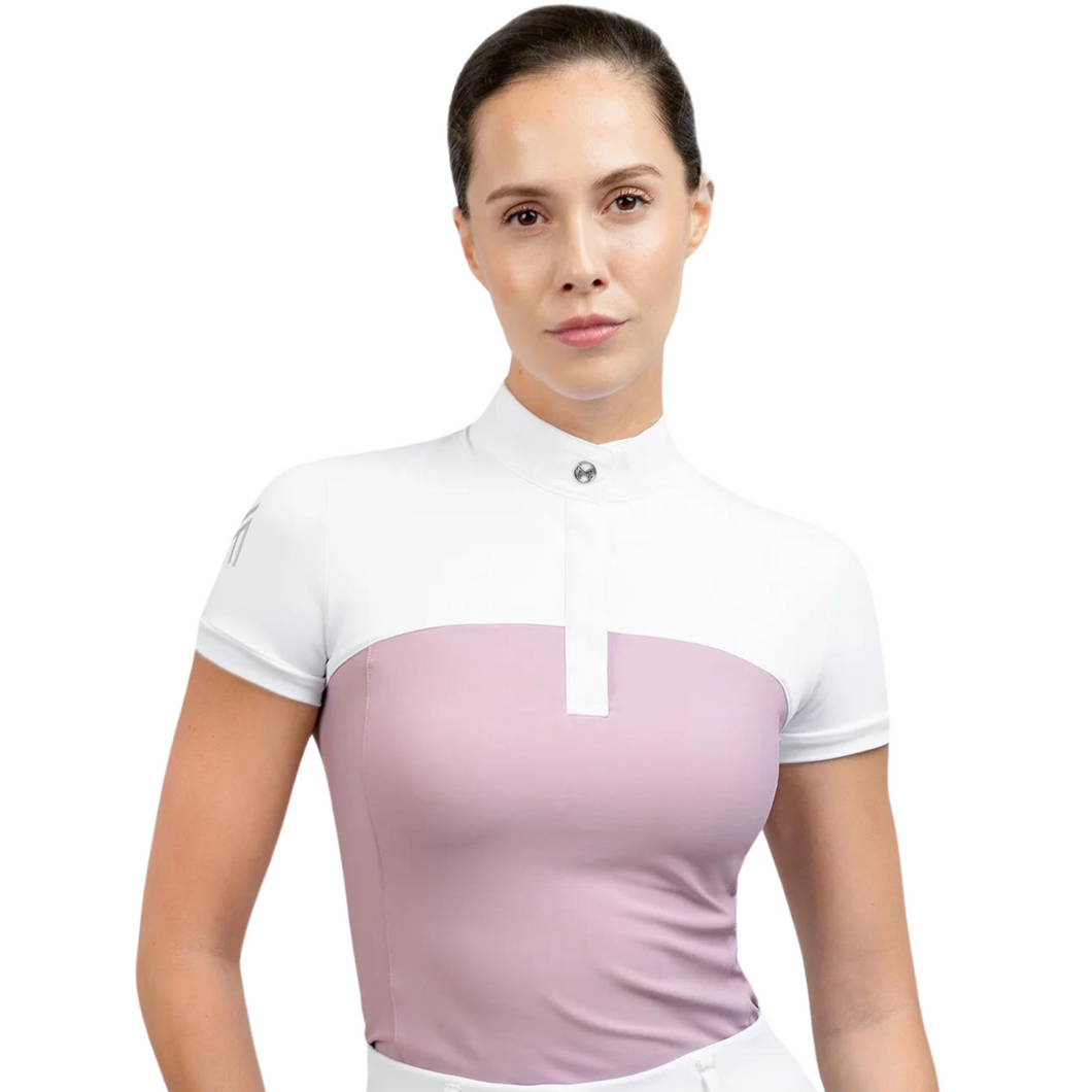 Maximilian Equestrian Era Short Sleeve Shirt - Mauve