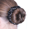 QHP Sparkle Hair Scrunchie - Black