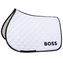 Load image into Gallery viewer, Boss Equestrian Jump Saddle Pad - White
