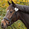 QHP Number Holder Heart - Silver