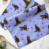 Emily Cole Tea Towel - Little Alf Lilac