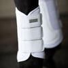 Equestrian Stockholm Mesh Brushing Boots - White Silver