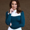Equestrian Stockholm Light Breeze Top - Blue Meadow