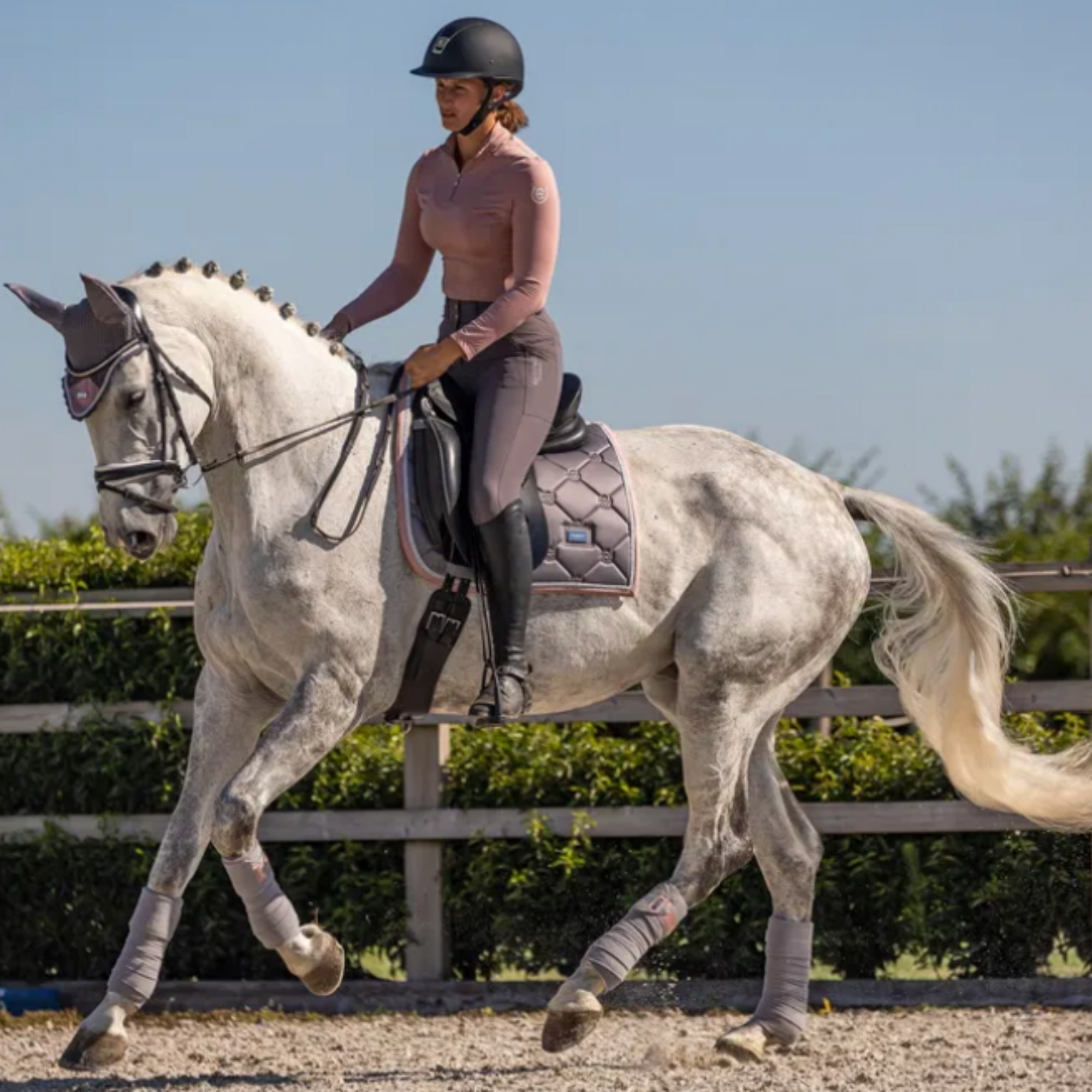 Equestrian Stockholm Air Breeze Top - Pink
