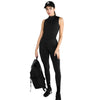 Aztec Diamond Sleeveless Base Layer - Black