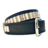 Equestrian Stockholm Thin Contest Belt - Black