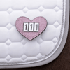 QHP Number Holder Heart - Pink