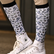 Load image into Gallery viewer, Dreamers &amp; Schemers Boot Socks - A Horse is a Horse
