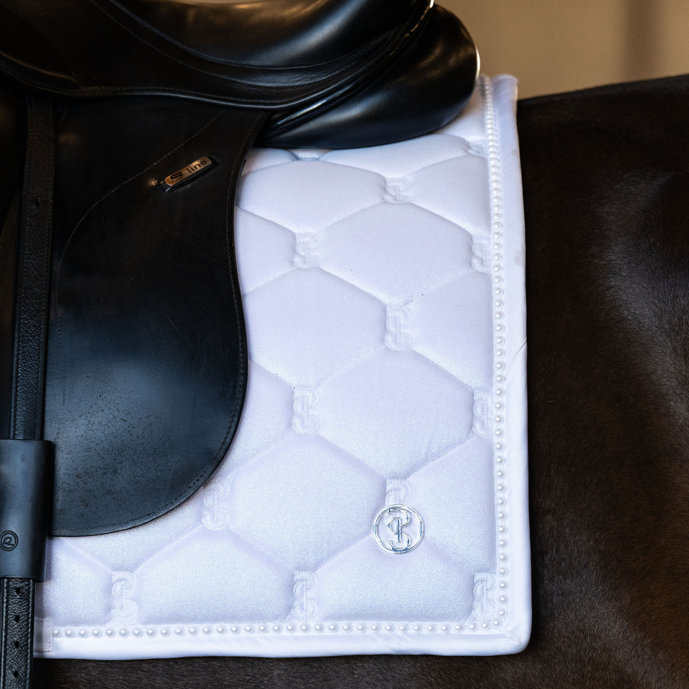 PS of Sweden Stardust Dressage Pad - Pearl