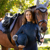 LeMieux Frieda Helmet Cover - Navy