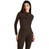 Aztec Diamond Core Long Sleeve Base Layer - Mocha