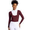 Maximilian Equestrian Sienna Long Sleeve Shirt - Burgundy