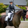 Equestrian Stockholm Dressage Pad - Modern White Black Edition