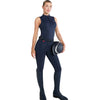 Aztec Diamond Sleeveless Base Layer - Navy