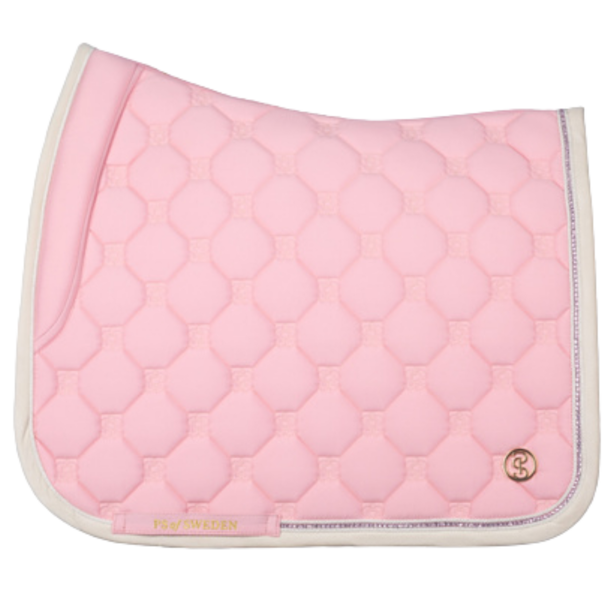 PS of Sweden Vintage Monogram Dressage Pad - Hortensia Pink