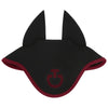 Cavalleria Toscana Light Weight Jersey Ear Bonnet - Black/Bordeaux