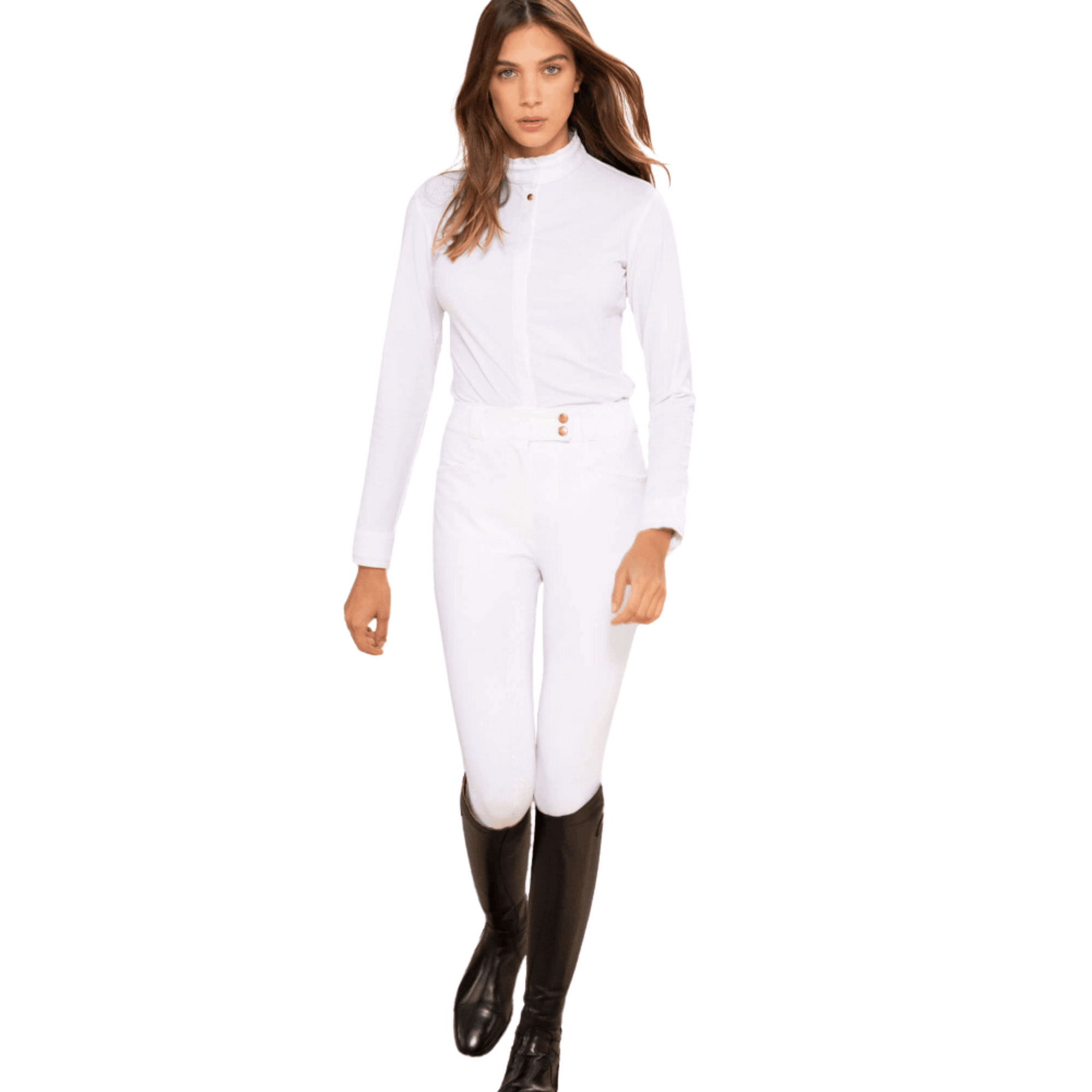 Dada Sport Kit High Waist Breeches - White