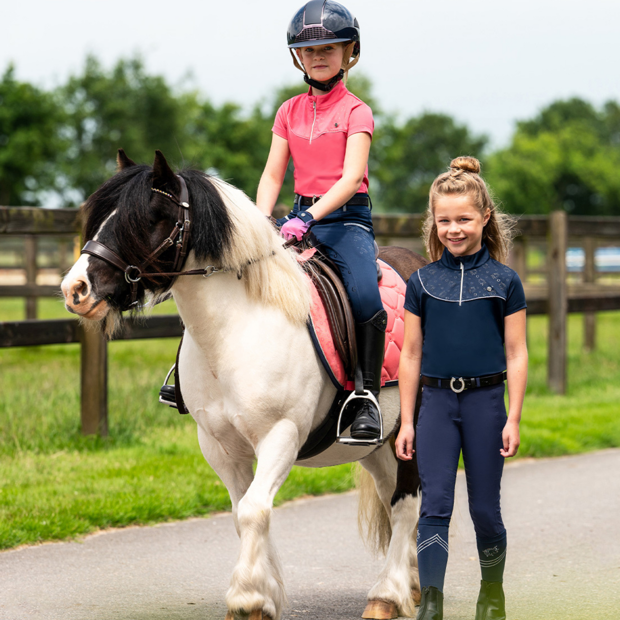 QHP Jaily Kids Shirt - Pink