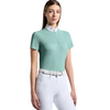 Cavalleria Toscana Technical Competition Shirt - Light Teal Green