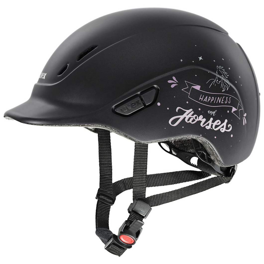 Uvex Kidoxx Kids Helmet - Happy Horse Black