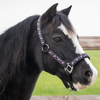 QHP Headcollar - Black/Pink Unicorn