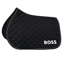 Load image into Gallery viewer, Boss Equestrian Jump Saddle Pad - Black
